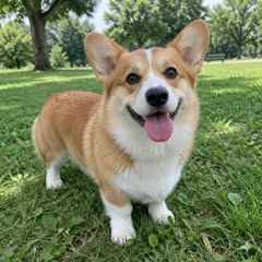 Original photo of the corgi