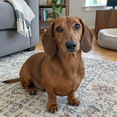 Original photo of the dachshund